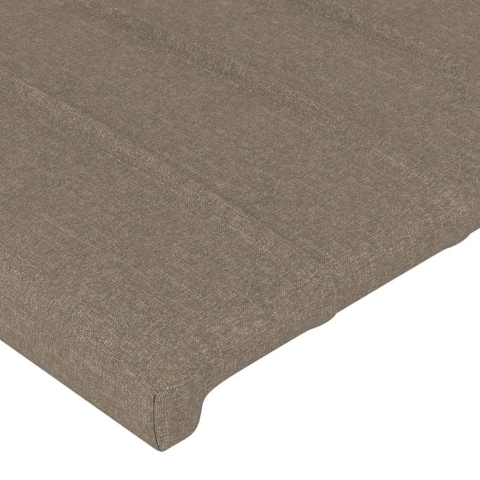 Tăblie de pat, gri taupe, 80x5x78/88 cm, textil - WALTI WALTI