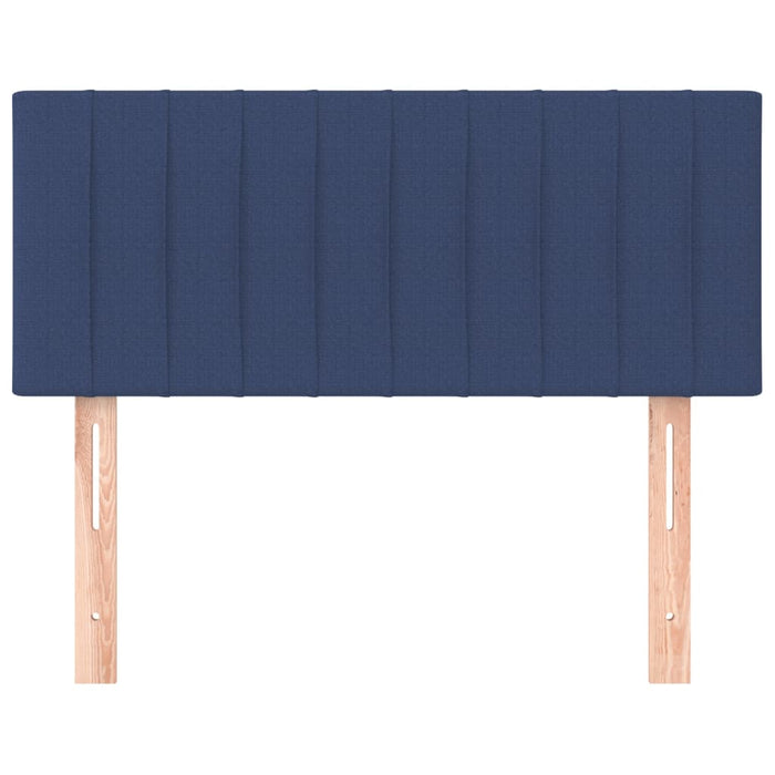 Tăblie de pat, albastru, 80x5x78/88 cm, textil - WALTI WALTI