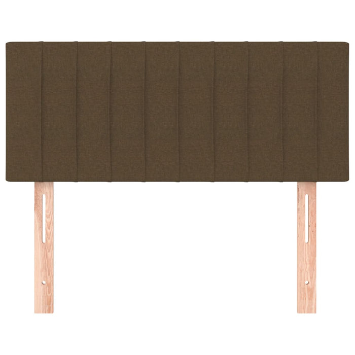 Tăblie de pat, maro închis, 90x5x78/88 cm, textil - WALTI WALTI