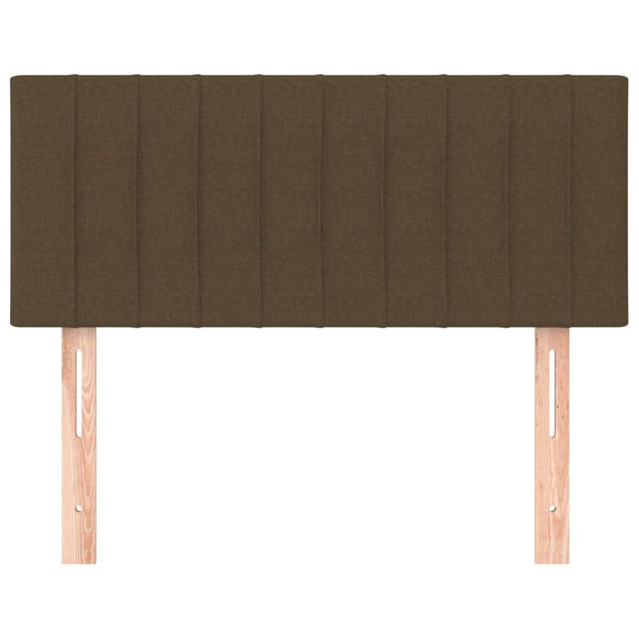 Tăblie de pat, maro închis, 100x5x78/88 cm, textil - WALTI WALTI