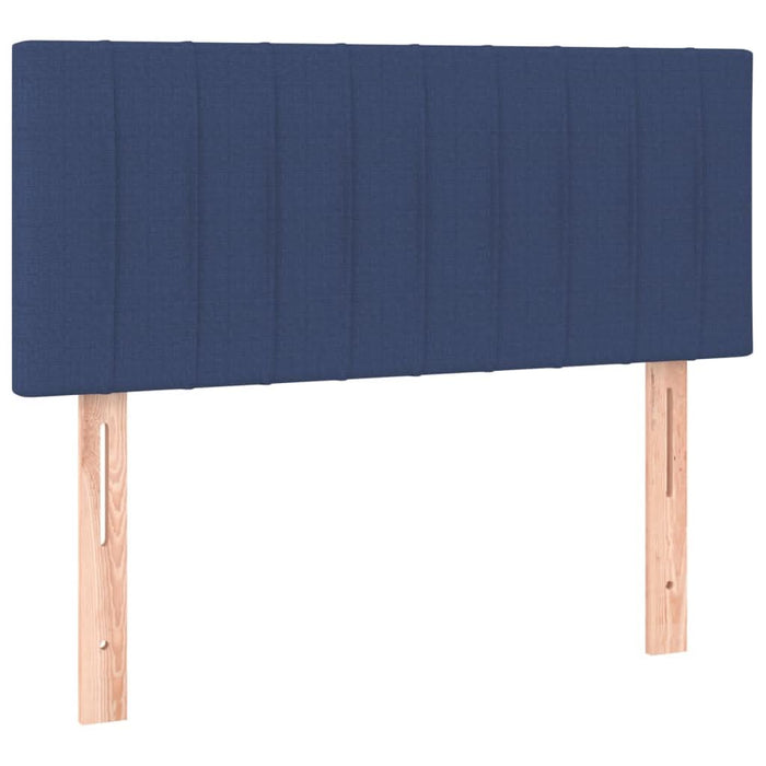 Tăblie de pat, albastru, 100x5x78/88 cm, textil - WALTI WALTI
