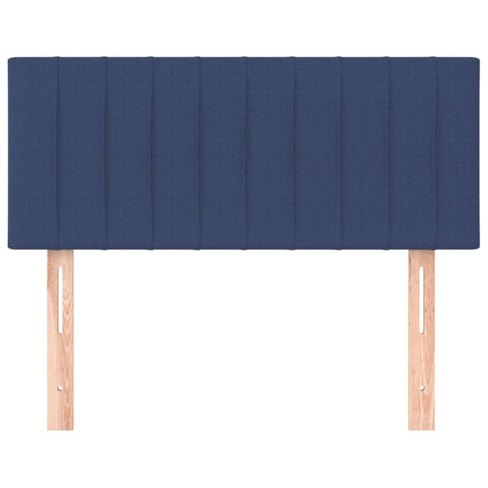 Tăblie de pat, albastru, 100x5x78/88 cm, textil - WALTI WALTI