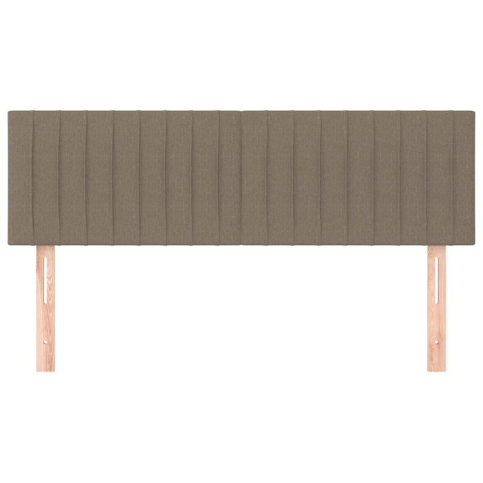 Tăblii de pat, gri taupe, 144x5x78/88 cm, textil - WALTI WALTI