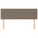 Tăblii de pat, gri taupe, 144x5x78/88 cm, textil - WALTI WALTI