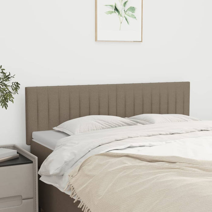 Tăblii de pat, gri taupe, 144x5x78/88 cm, textil - WALTI WALTI
