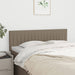 Tăblii de pat, gri taupe, 144x5x78/88 cm, textil - WALTI WALTI