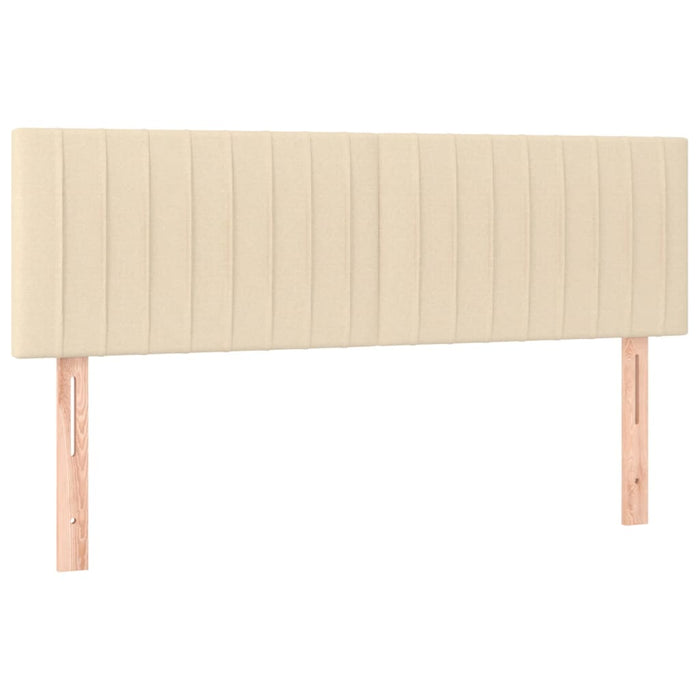 Tăblii de pat, crem, 144x5x78/88 cm, textil WALTI