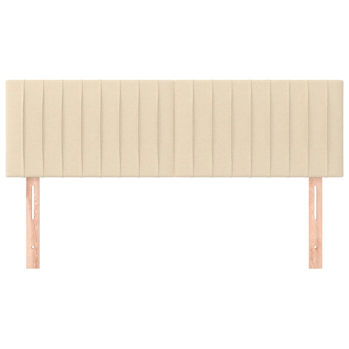 Tăblii de pat, crem, 144x5x78/88 cm, textil WALTI