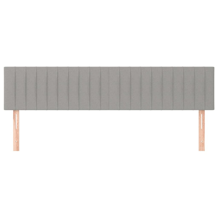 Tăblii de pat, gri deschis, 160x5x78/88 cm, textil WALTI