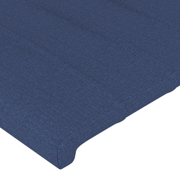 Tăblii de pat, 2 buc, albastru, 90x5x78/88 cm, textil - WALTI WALTI