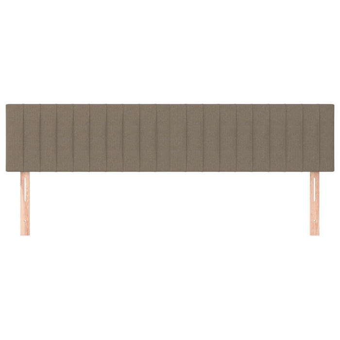 Tăblii de pat, gri taupe, 200x5x78/88 cm, textil - WALTI WALTI