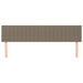 Tăblii de pat, gri taupe, 200x5x78/88 cm, textil - WALTI WALTI