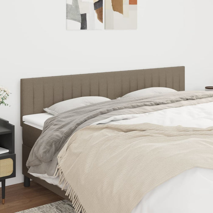 Tăblii de pat, gri taupe, 200x5x78/88 cm, textil - WALTI WALTI