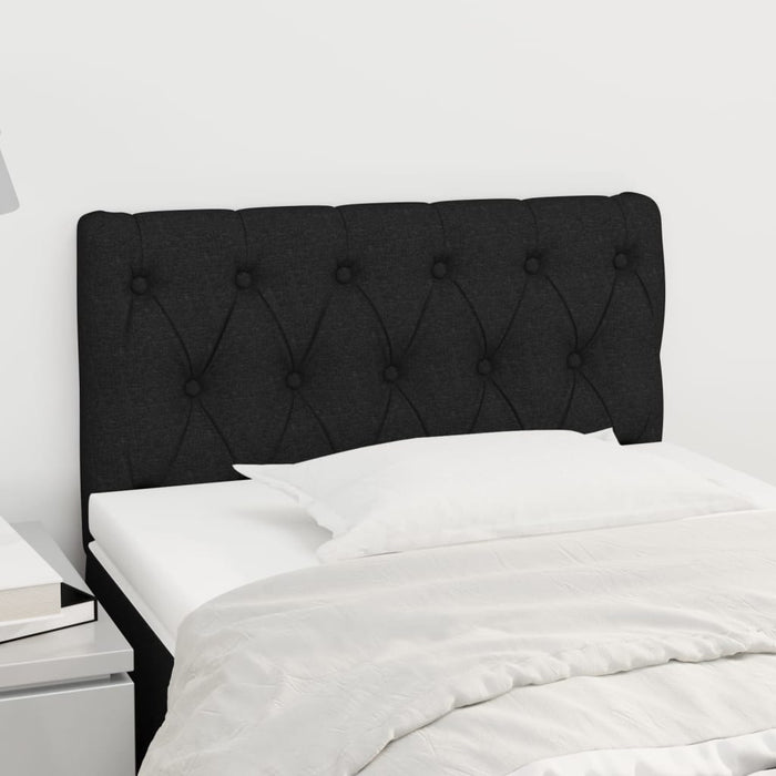 Tăblie de pat, negru, 80x7x78/88 cm, textil - WALTI WALTI