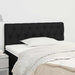 Tăblie de pat, negru, 90x7x78/88 cm, textil - WALTI WALTI