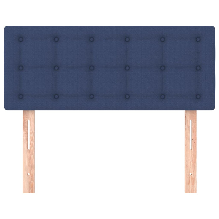 Tăblie de pat, albastru, 80x5x78/88 cm, textil - WALTI WALTI