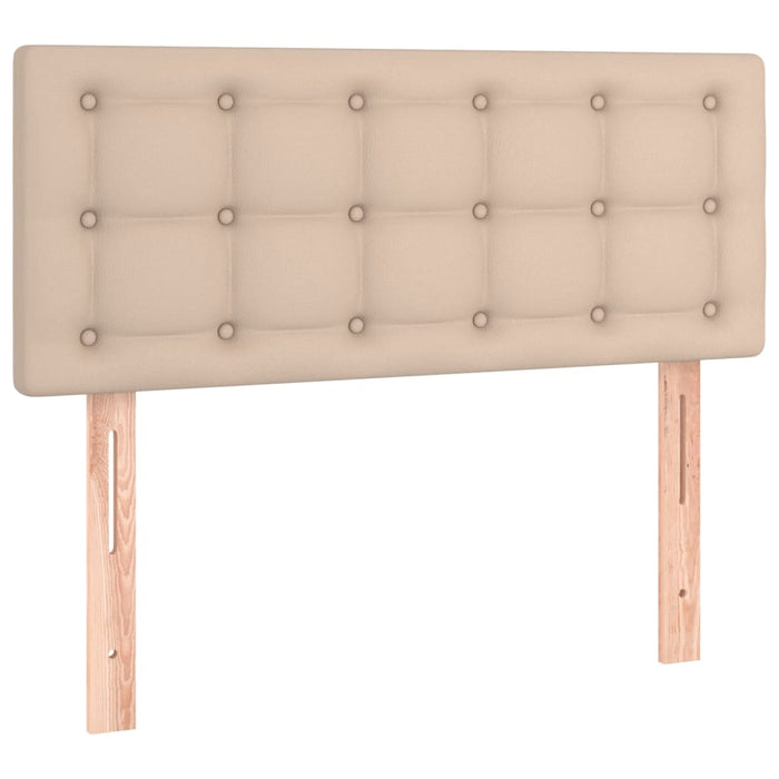 Tăblie de pat, cappuccino, 80x5x78/88 cm, piele ecologică WALTI