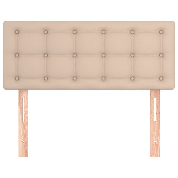 Tăblie de pat, cappuccino, 80x5x78/88 cm, piele ecologică WALTI