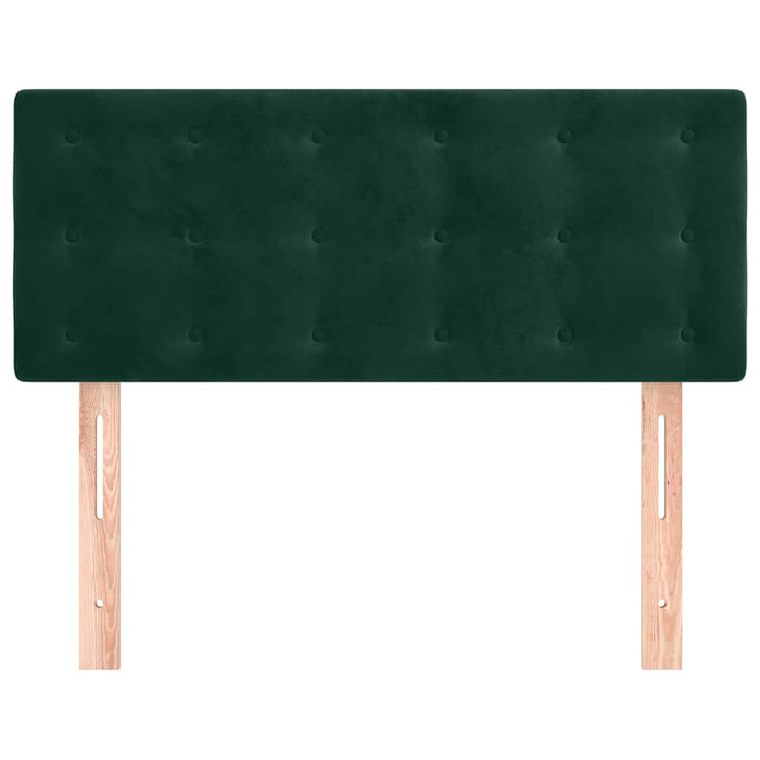 Tăblie de pat, verde închis, 80x5x78/88 cm, catifea - WALTI WALTI
