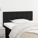 Tăblie de pat, negru, 90x5x78/88 cm, textil - WALTI WALTI