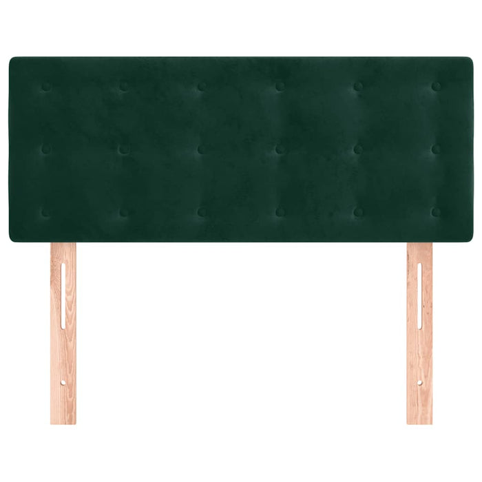 Tăblie de pat, verde închis, 90x5x78/88 cm, catifea - WALTI WALTI