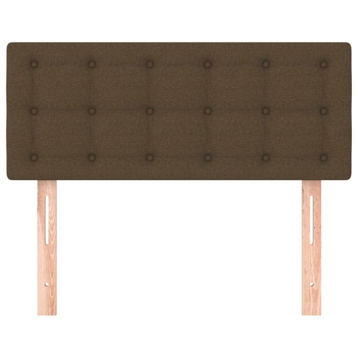 Tăblie de pat, maro închis, 100x5x78/88 cm, textil - WALTI WALTI