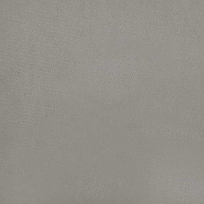 Tăblii de pat, gri deschis, 144x5x78/88 cm, catifea WALTI