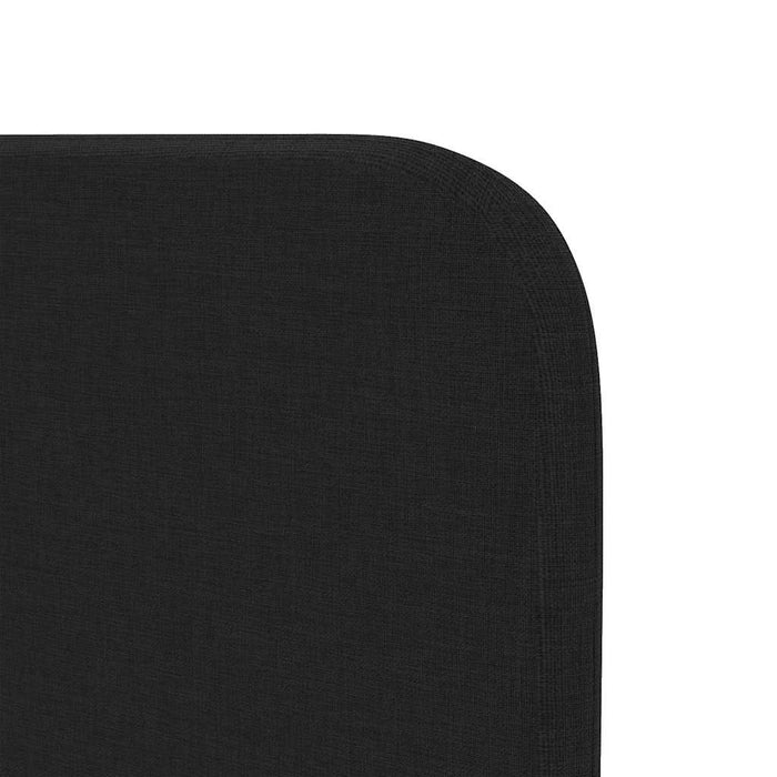 Tăblie cap cu headboard Negru 40.5 x 4 x 40.5 cm țesătură WALTI