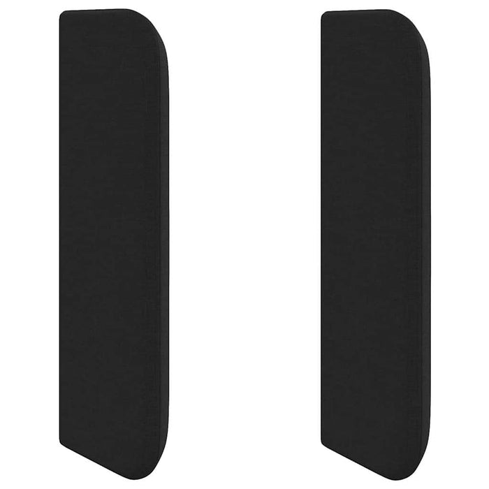 Tăblie cap cu headboard Negru 40.5 x 4 x 40.5 cm țesătură WALTI