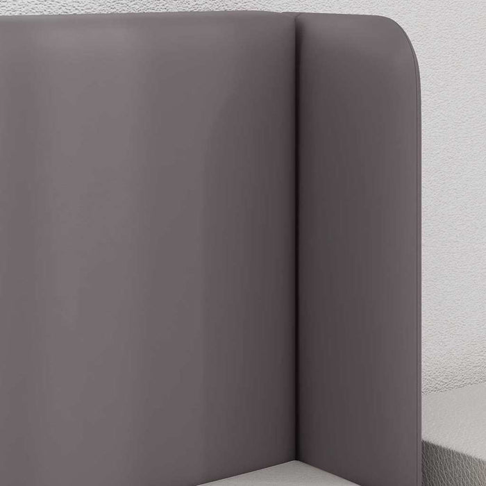 Urechile Tăbliei 2 pcs Gri 40 x 16 x 5 cm Piele artificială - WALTI WALTI