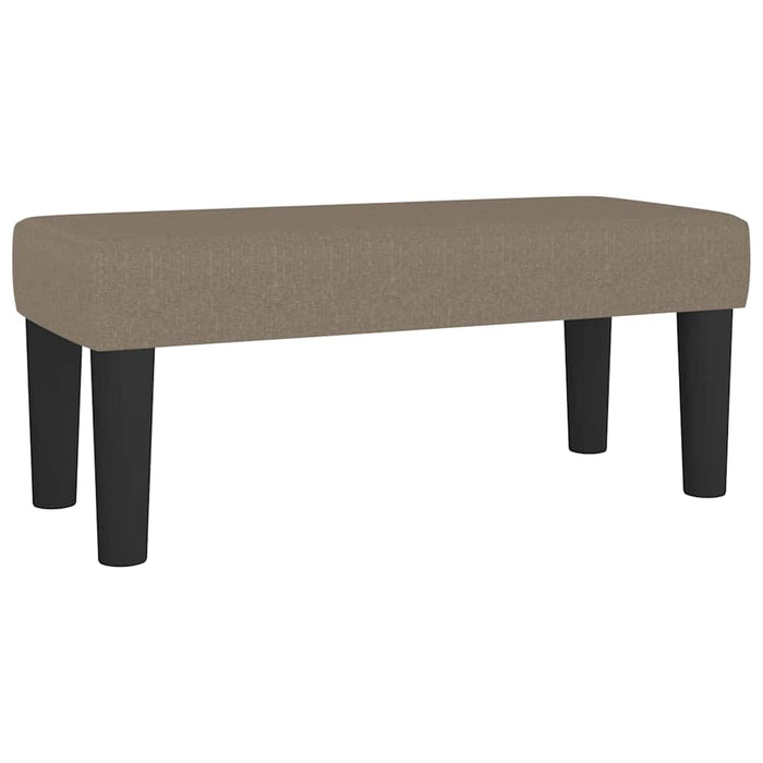Bancă, gri taupe, 70x30x30 cm, textil - WALTI WALTI