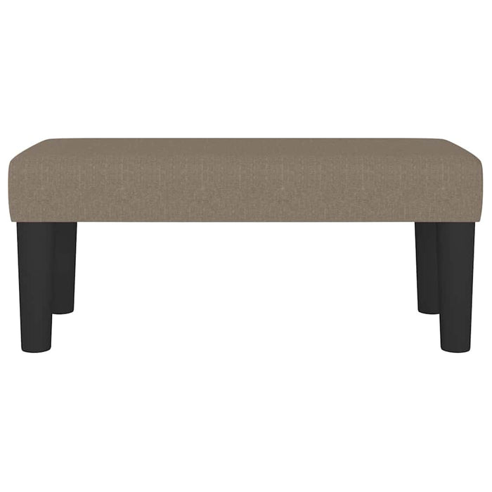 Bancă, gri taupe, 70x30x30 cm, textil - WALTI WALTI