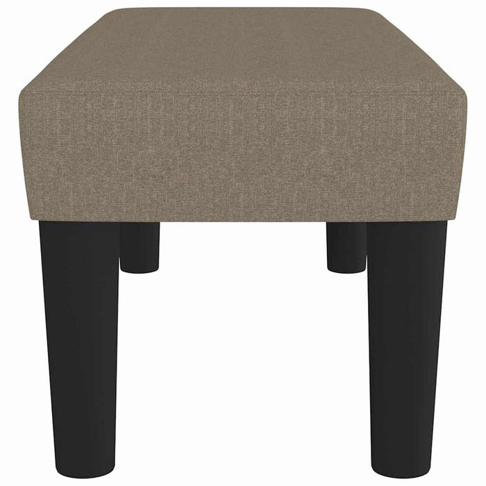 Bancă, gri taupe, 70x30x30 cm, textil - WALTI WALTI