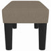 Bancă, gri taupe, 70x30x30 cm, textil - WALTI WALTI