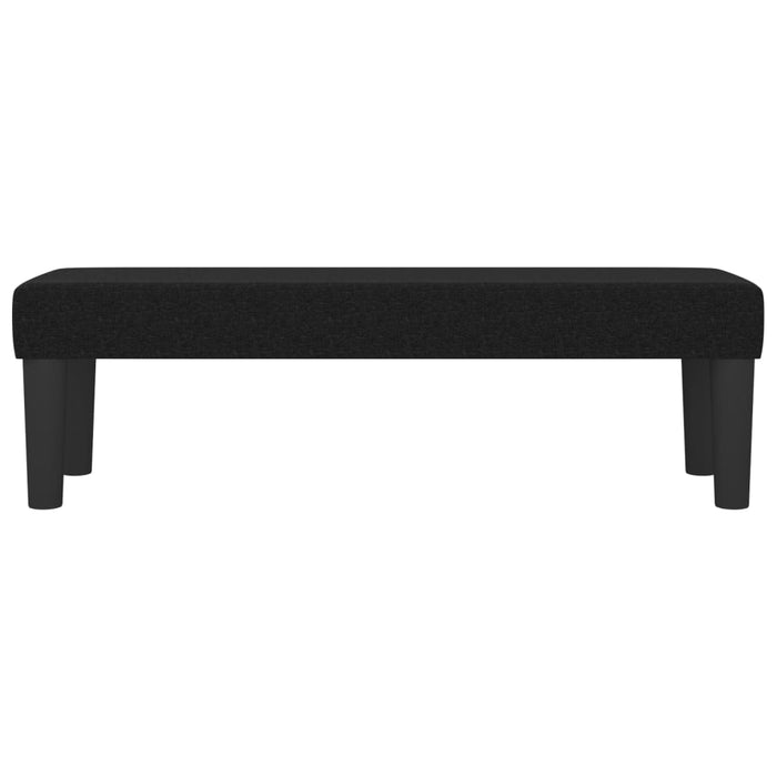 Bancă, negru, 100x30x30 cm, textil - WALTI WALTI
