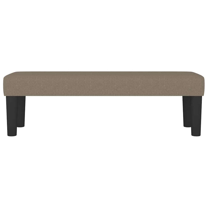 Bancă, gri taupe, 100x30x30 cm, textil - WALTI WALTI
