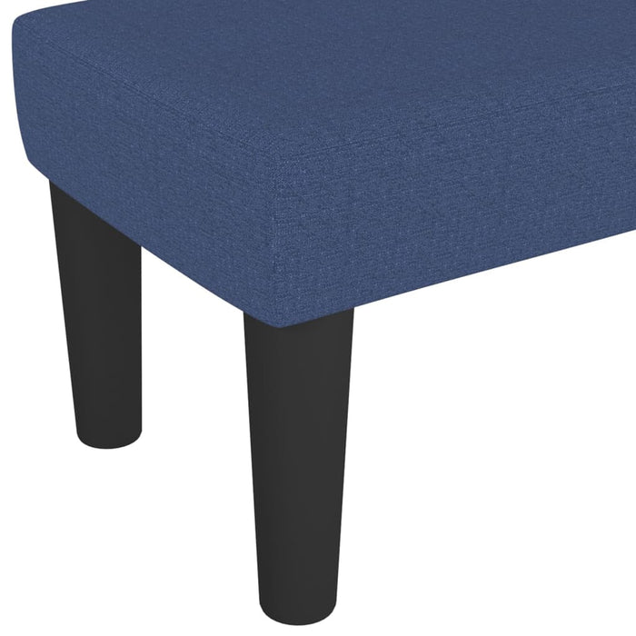 Bancă, albastru, 100x30x30 cm, textil - WALTI WALTI