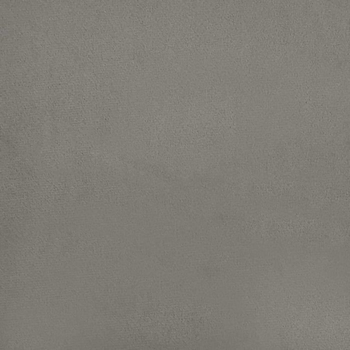 Bancă, gri deschis, 100x30x30 cm, catifea - WALTI WALTI