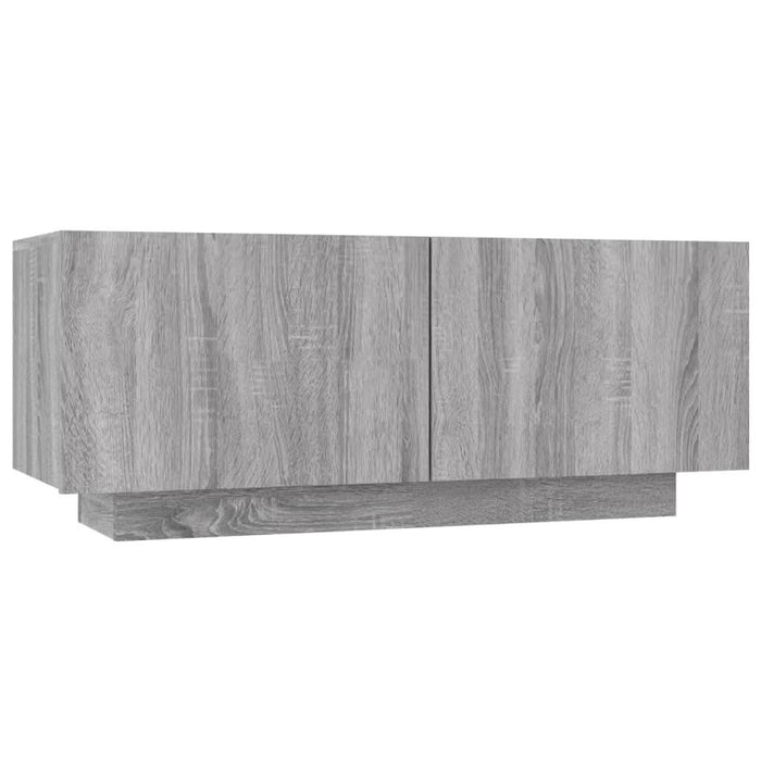 Set dulapuri TV cu LED, 3 piese, gri sonoma, lemn prelucrat - WALTI WALTI