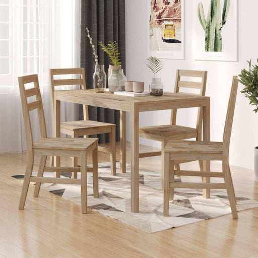 Set mobilier de bucătărie, 5 piese, lemn masiv de acacia - WALTI WALTI