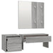 Set de mobilier pentru hol, gri sonoma, lemn prelucrat - WALTI WALTI