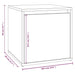 Set de mobilier pentru hol, gri sonoma, lemn prelucrat - WALTI WALTI