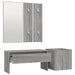 Set de mobilier pentru hol, gri sonoma, lemn prelucrat - WALTI WALTI