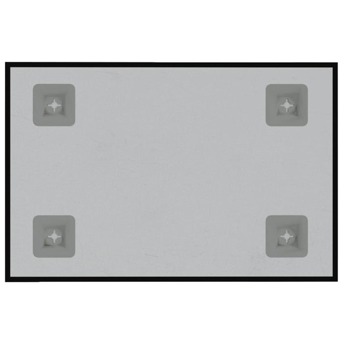 Tablă magnetică de perete neagră 40x30 cm, sticlă securizată WALTI