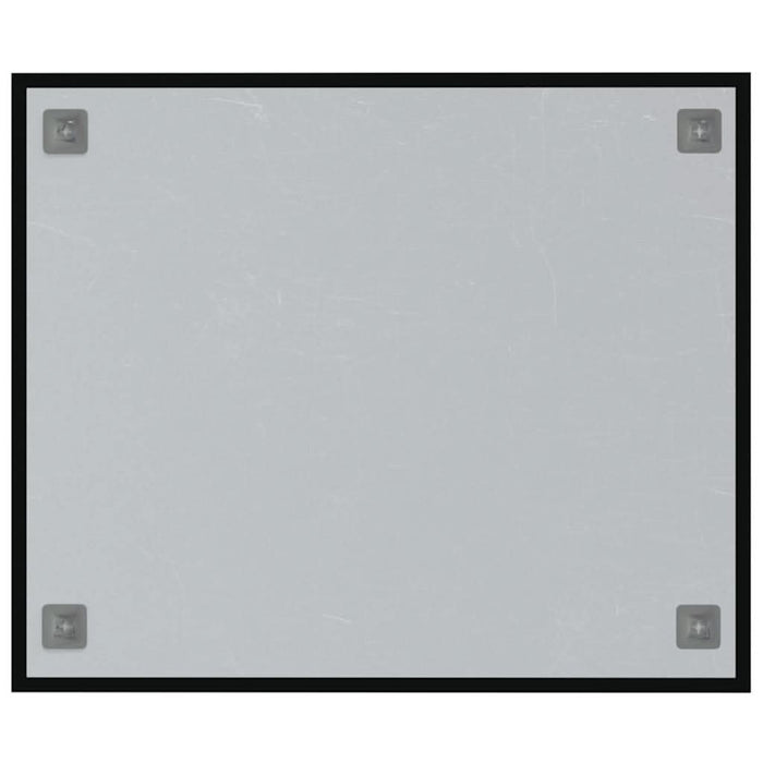 Tablă magnetică de perete, negru, 60x50 cm, sticlă securizată WALTI