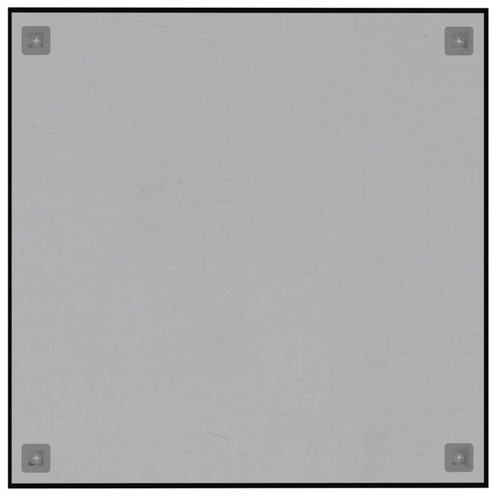 Placă magnetică de perete, negru, 60x60 cm  sticlă securizată WALTI