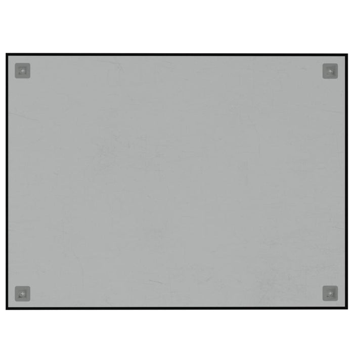 Placă magnetică de perete, negru, 80x60 cm  sticlă securizată WALTI