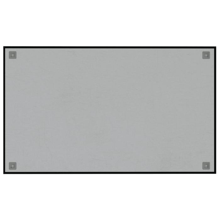 Placă magnetică de perete, negru, 100x60 cm  sticlă securizată WALTI