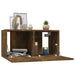 Dulap TV de perete, 4 buc, stejar, 60x30x30 cm, lemn prelucrat - WALTI WALTI
