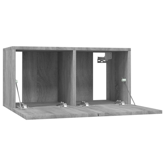 Set dulapuri TV, 5 piese, gri sonoma, lemn prelucrat - WALTI WALTI
